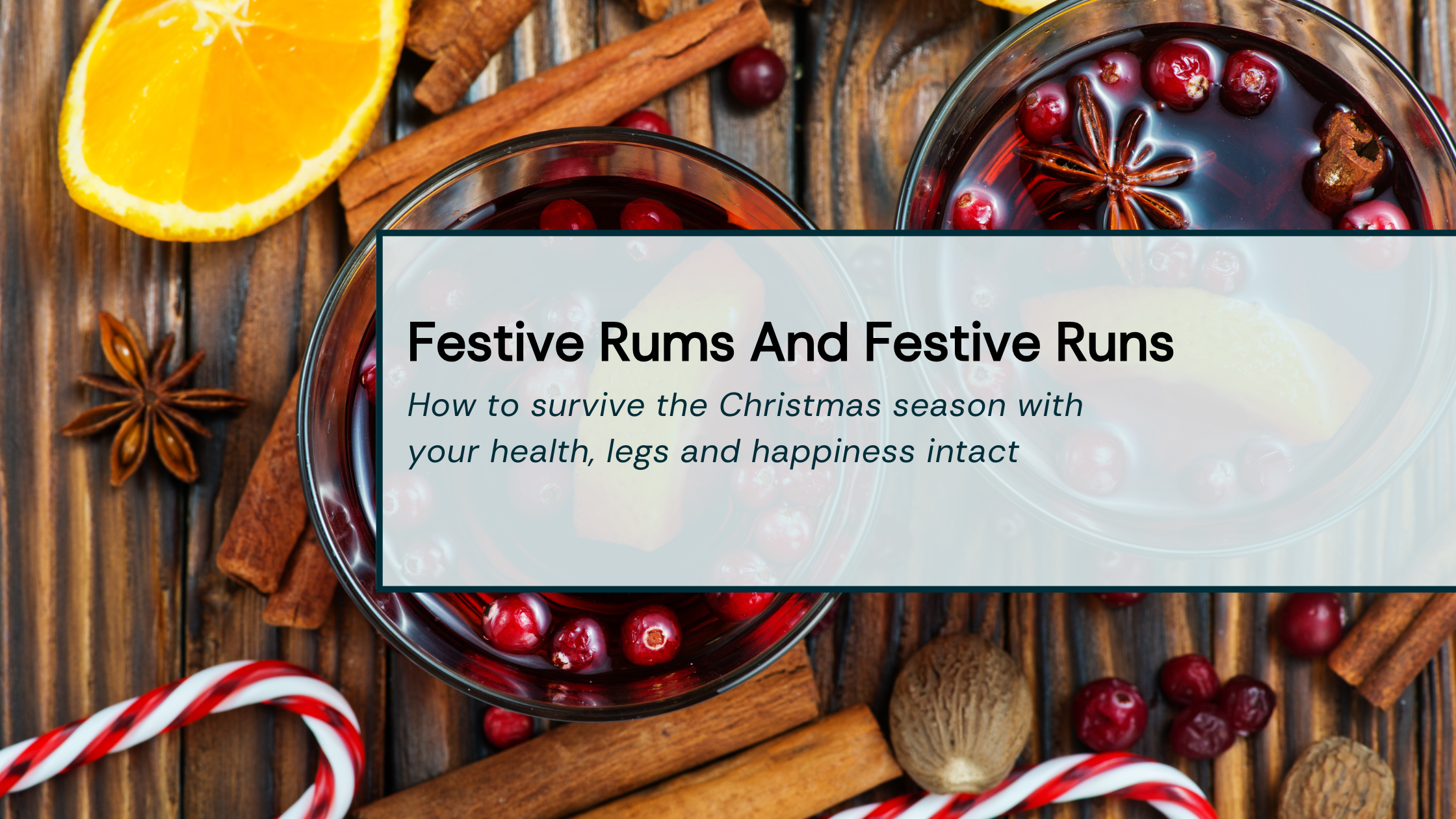 festive rums and festive runs title image