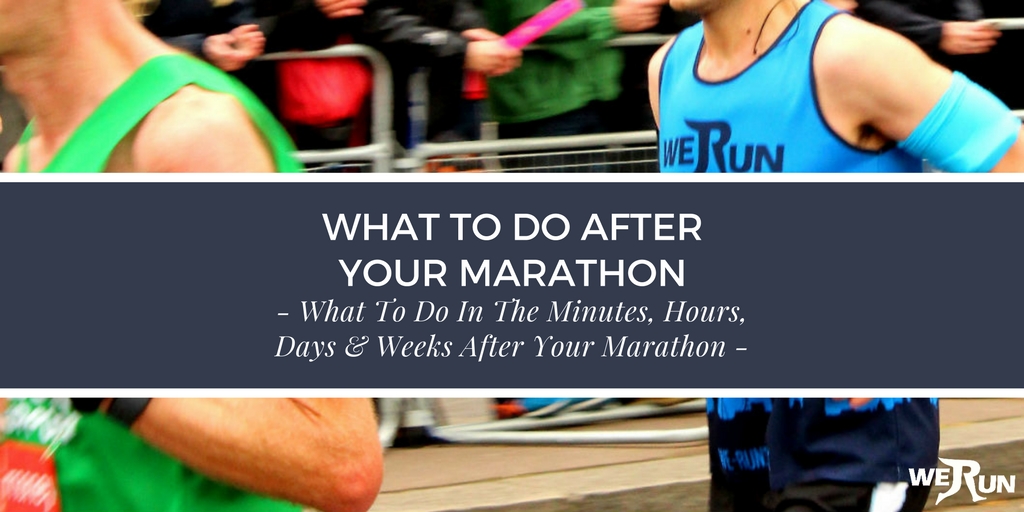 what to do after a marathon - marathon recovery advice