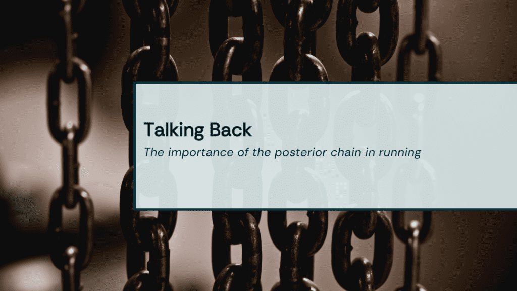 The Posterior Chain In Running Title Image