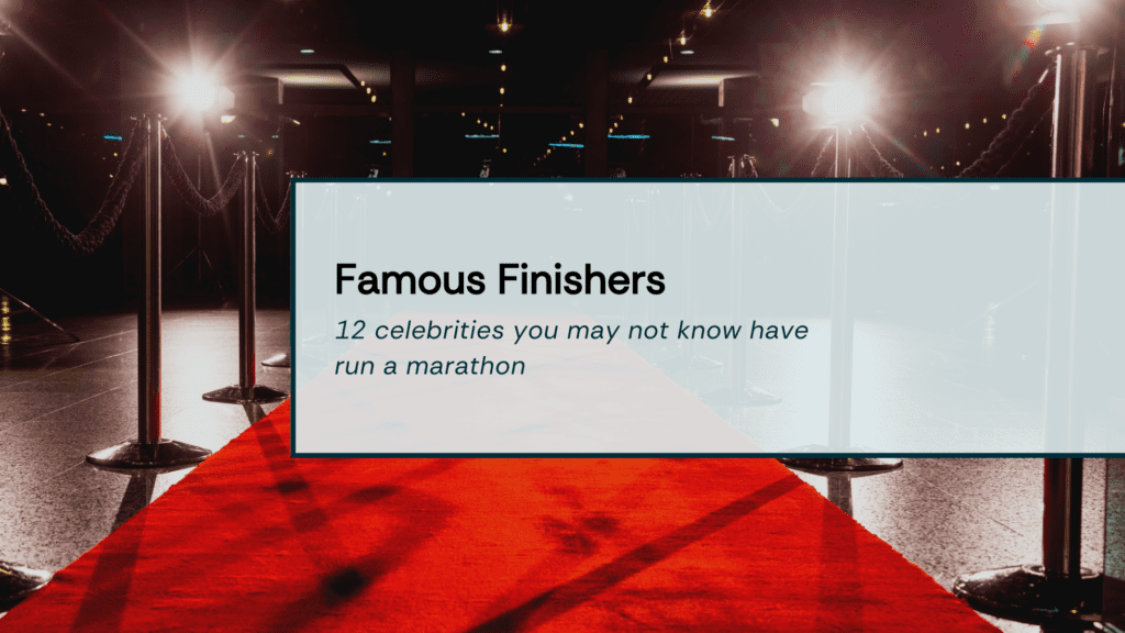 Famous Marathon Finishers Title Image