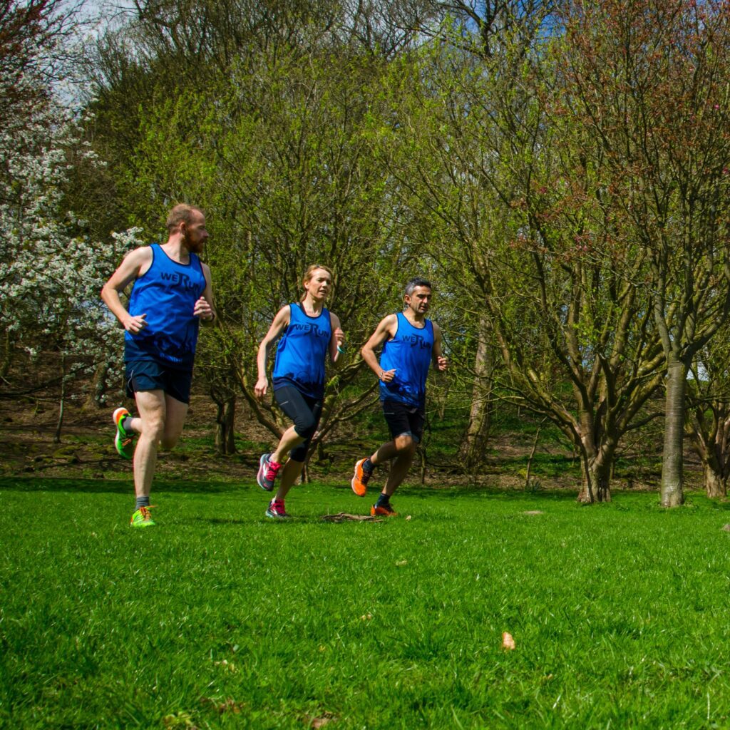5k training plan runners underway