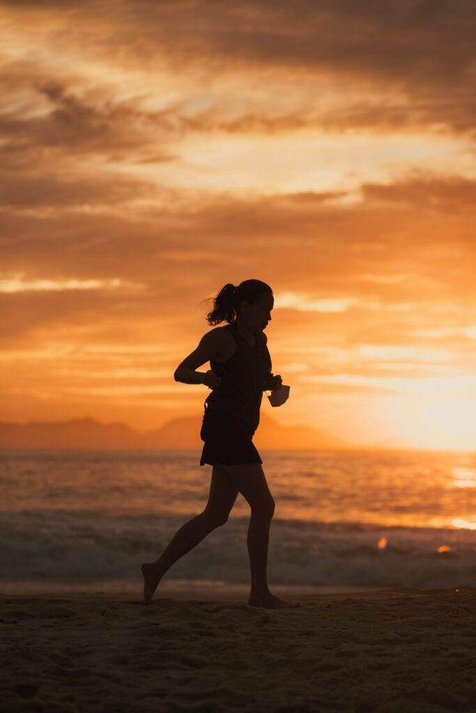 running coach blackburn sunset